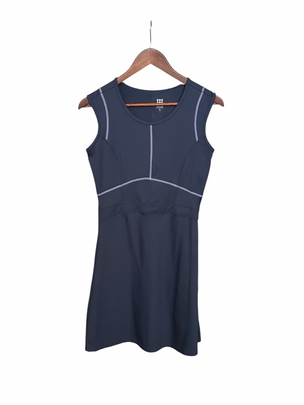 Title Nine navy blue dress small stretch comfort golf‎ tennis pickleball travel